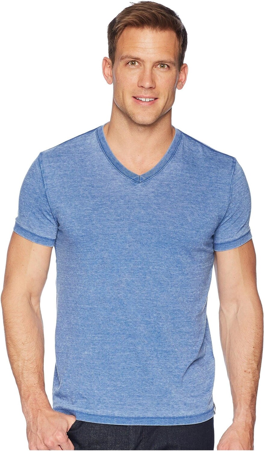 

Футболка Venice Burnout с V-образным вырезом Lucky Brand, цвет Monaco Blue