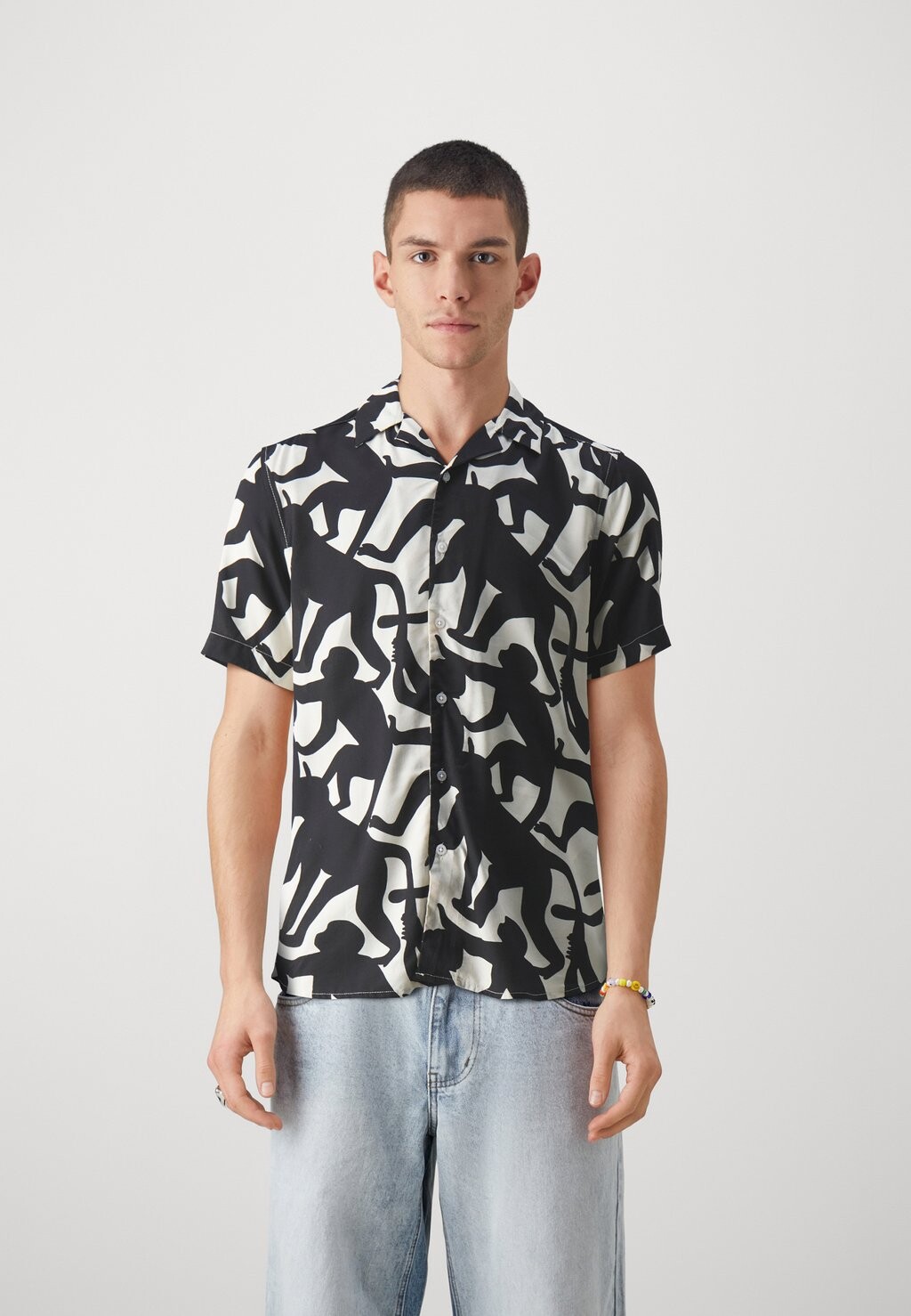 

Рубашка ONSSETH MONKEY RESORT Only & Sons, цвет star white