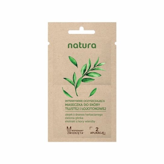 

Очищающая маска для жирной кожи, 10 мл Natura Eco