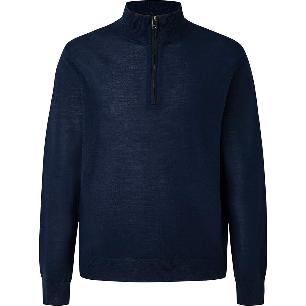 

Свитер Hackett Merino Half Zip, синий