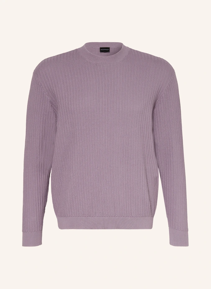

Пуловер Emporio Armani, фиолетовый