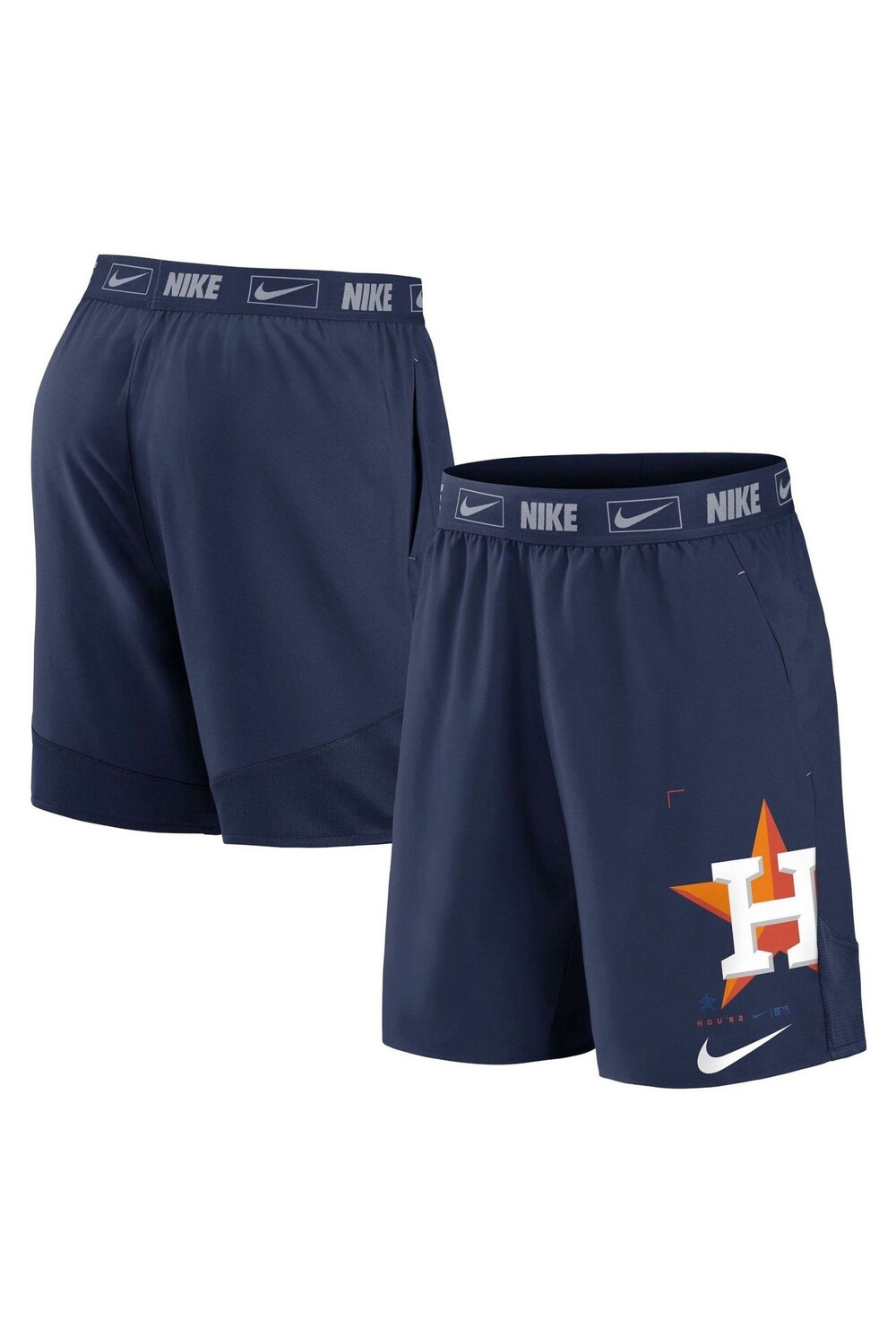 

Тканые шорты Houston Astros Bold Express Nike, синий