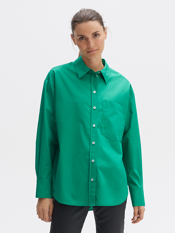 Блуза OPUS Freyana, зеленый