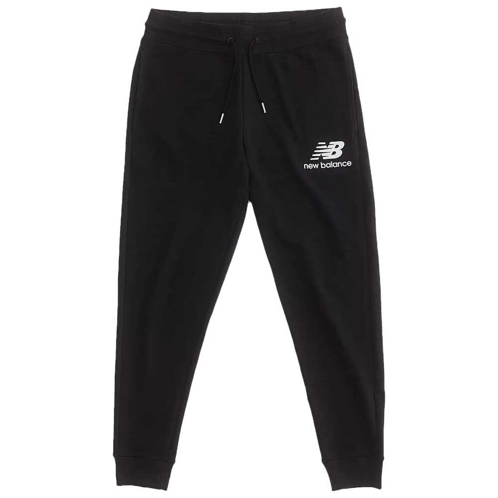 

Брюки New Balance Essentials Stacked Logo, черный