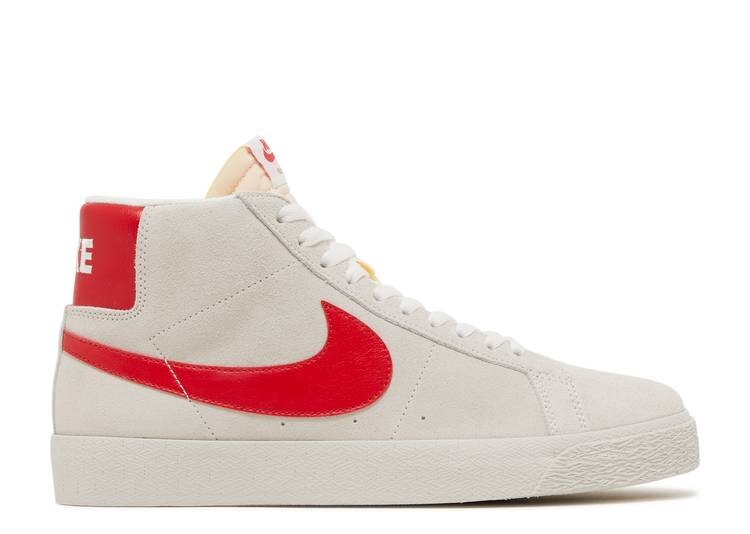 

Кроссовки Nike ZOOM BLAZER MID SB 'WHITE UNIVERSITY RED', белый