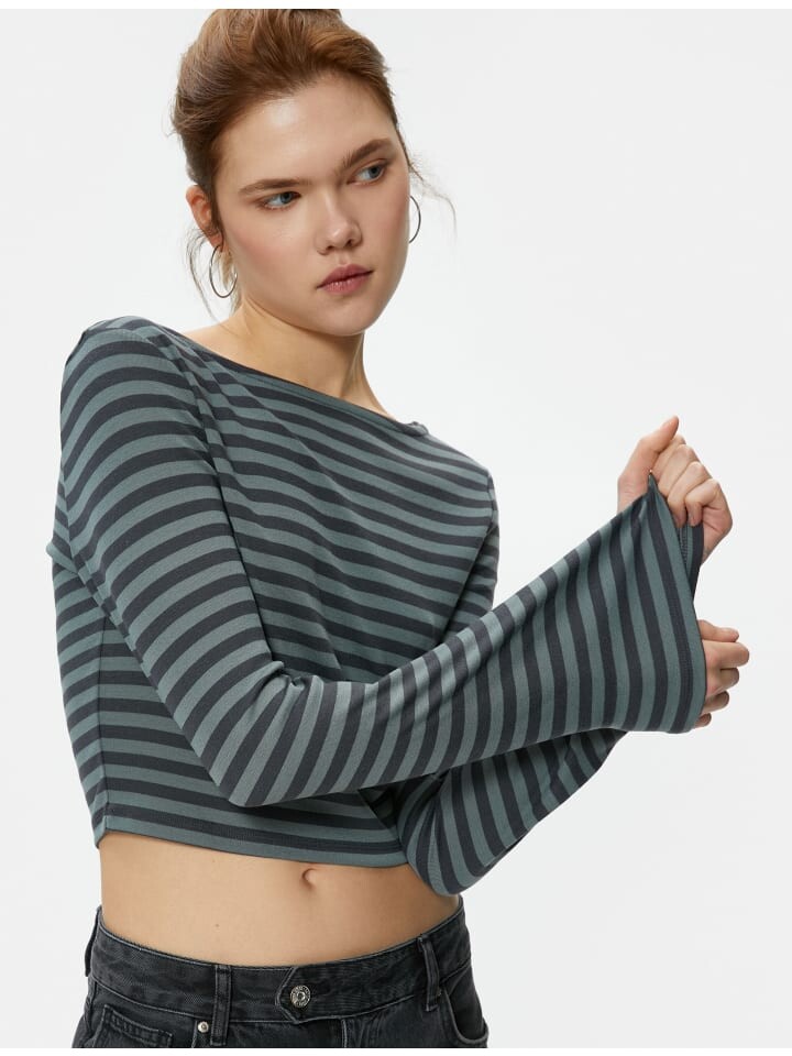 

Футболка KOTON T shirt, цвет grau gestreift