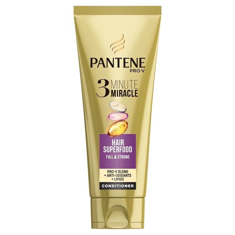 

Pantene Pro-V Hair Superfood 3 Minute Miracle Кондиционер для волос, 200 ml