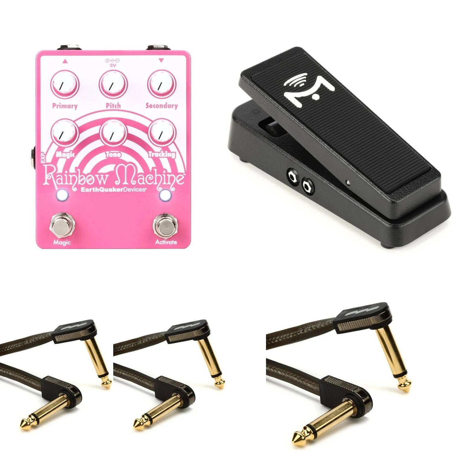 

Новая полифоническая педаль модулятора с изменением высоты тона EarthQuaker Devices Rainbow Machine V2 и педаль экспрессии Mission Engineering EQD-1