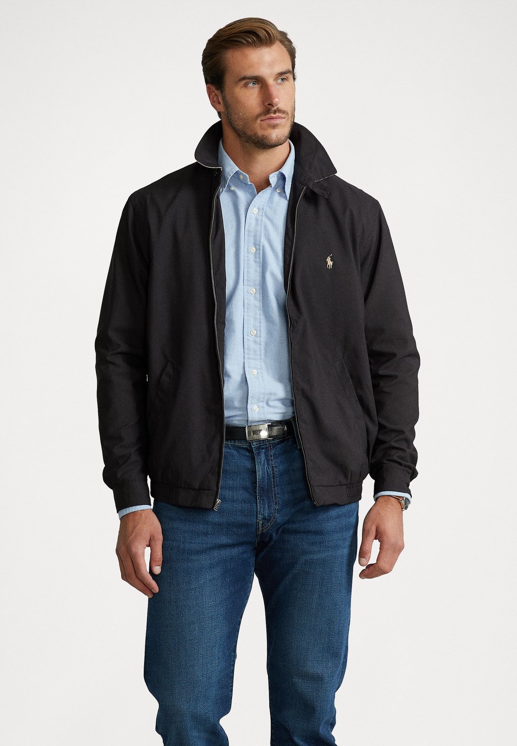 Куртка Polo Ralph Lauren Big & Tall КУРТКА BI-SWING, цвет black рубашка polo ralph lauren big