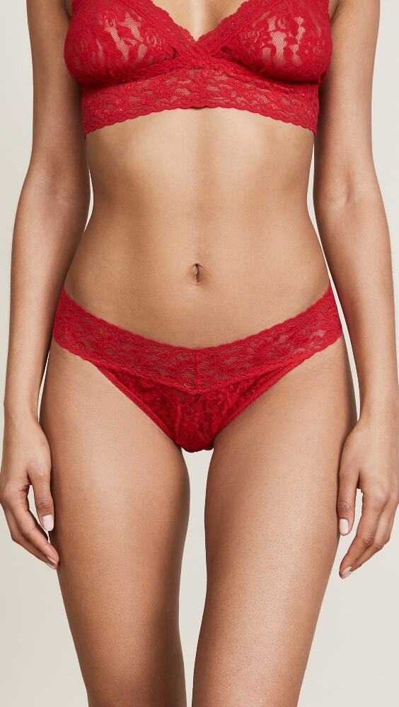 

Стринги Hanky Panky Signature Lace Original Rise, красный