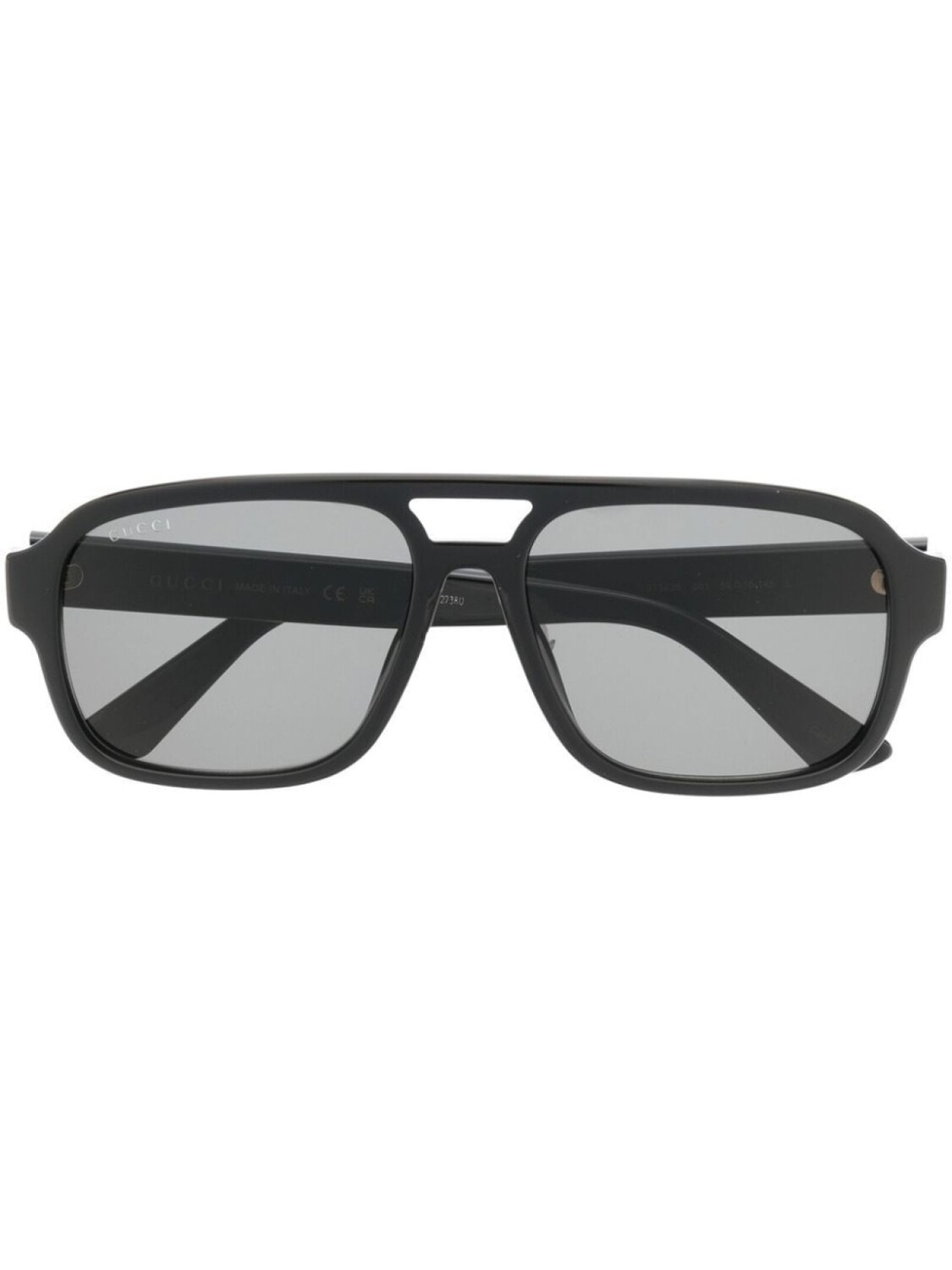 

Gucci Eyewear солнцезащитные очки-пилоты, черный