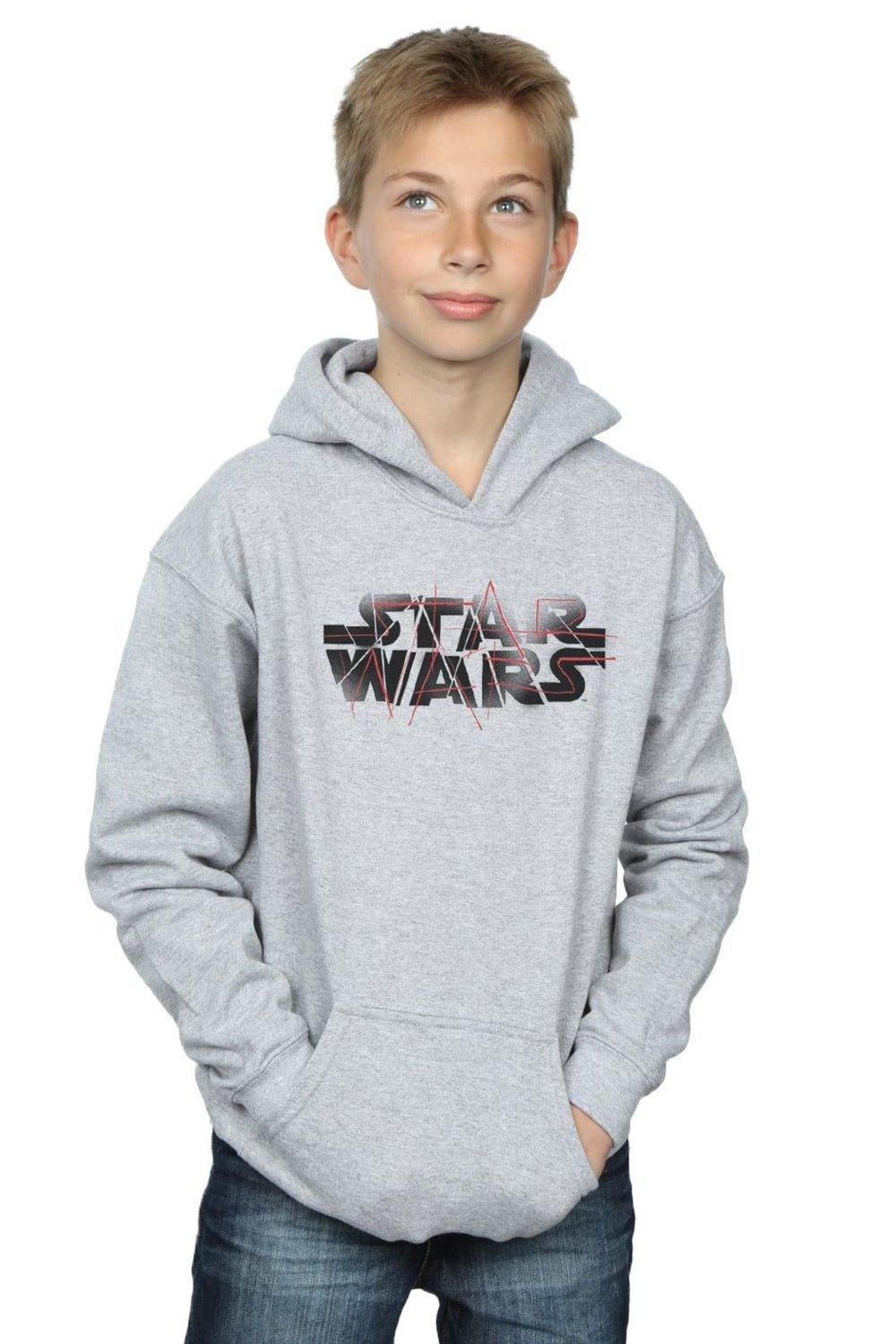 Толстовка с логотипом The Last Jedi Star Wars, серый