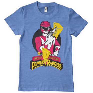 Футболка Power Rangers Red Ranger Pose, синий фигурка металлическая power rangers red ranger 10 см