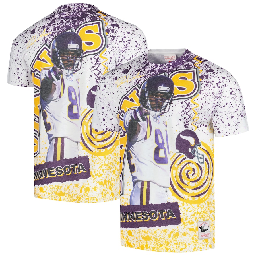 

Футболка с коротким рукавом Mitchell & Ness Minnesota Vikings, белый