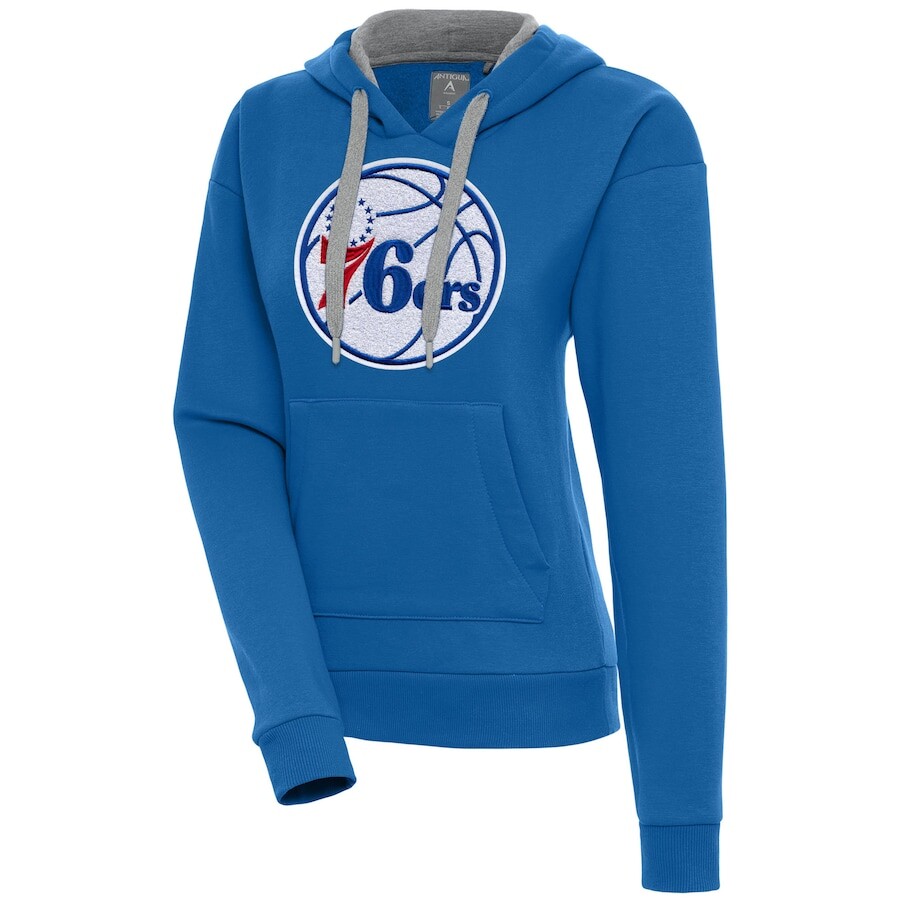 

Пуловер с капюшоном Antigua Philadelphia 76Ers, синий