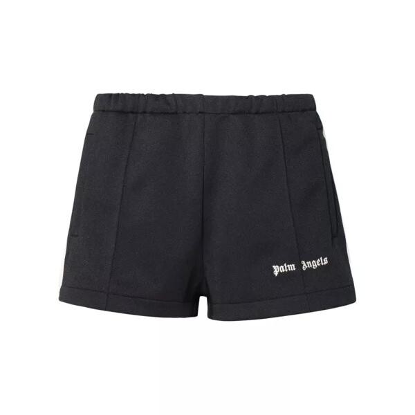 

Шорты polyester sporty shorts Palm Angels, черный