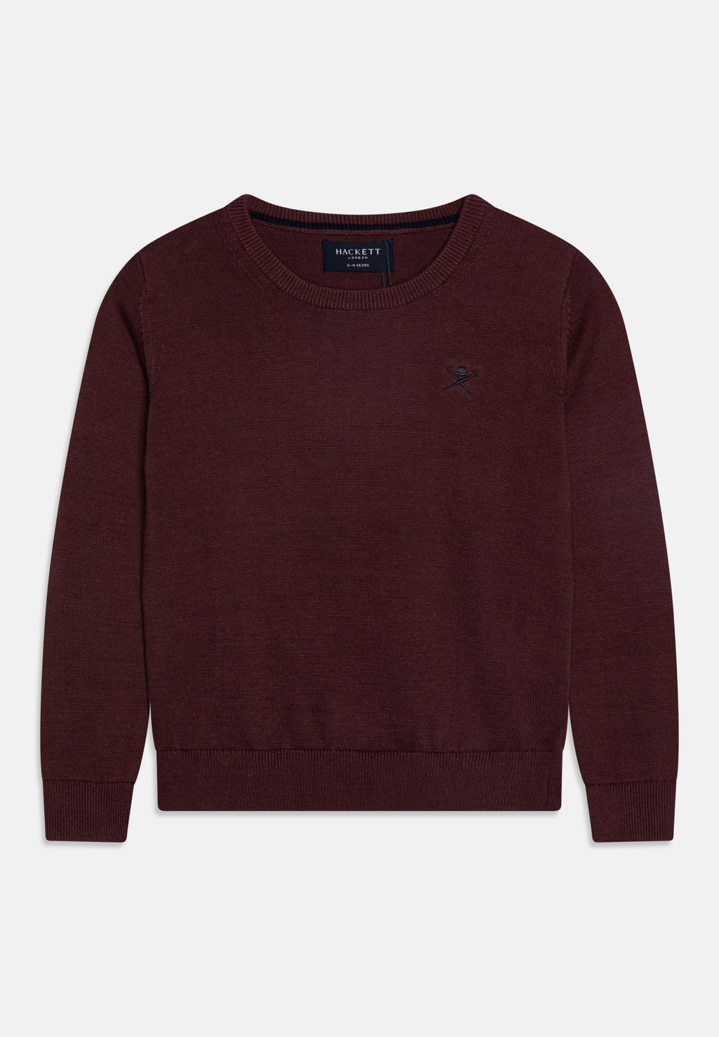 

Вязаный свитер LOGO CREW Hackett London, цвет maroon