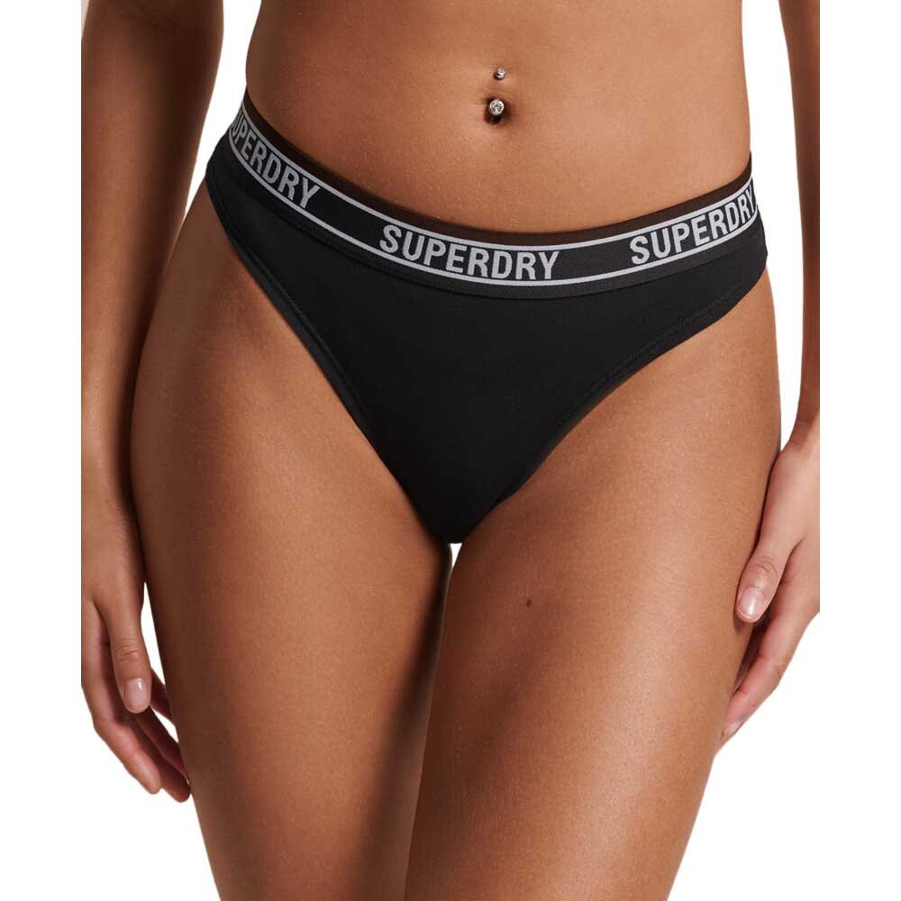 

Низ бикини Superdry Multi Logo NH, черный