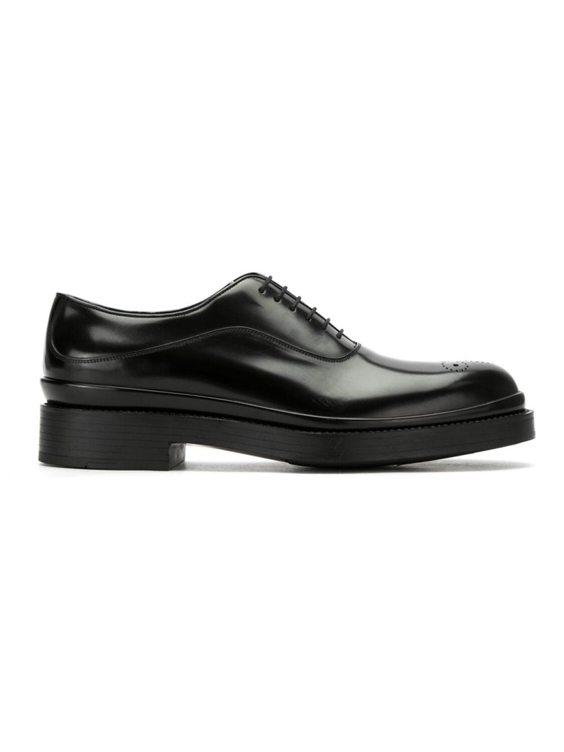 

Prada классические туфли на шнуровке, черный