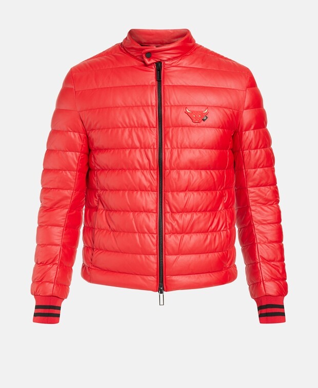 

Пуховик Emporio Armani, красный