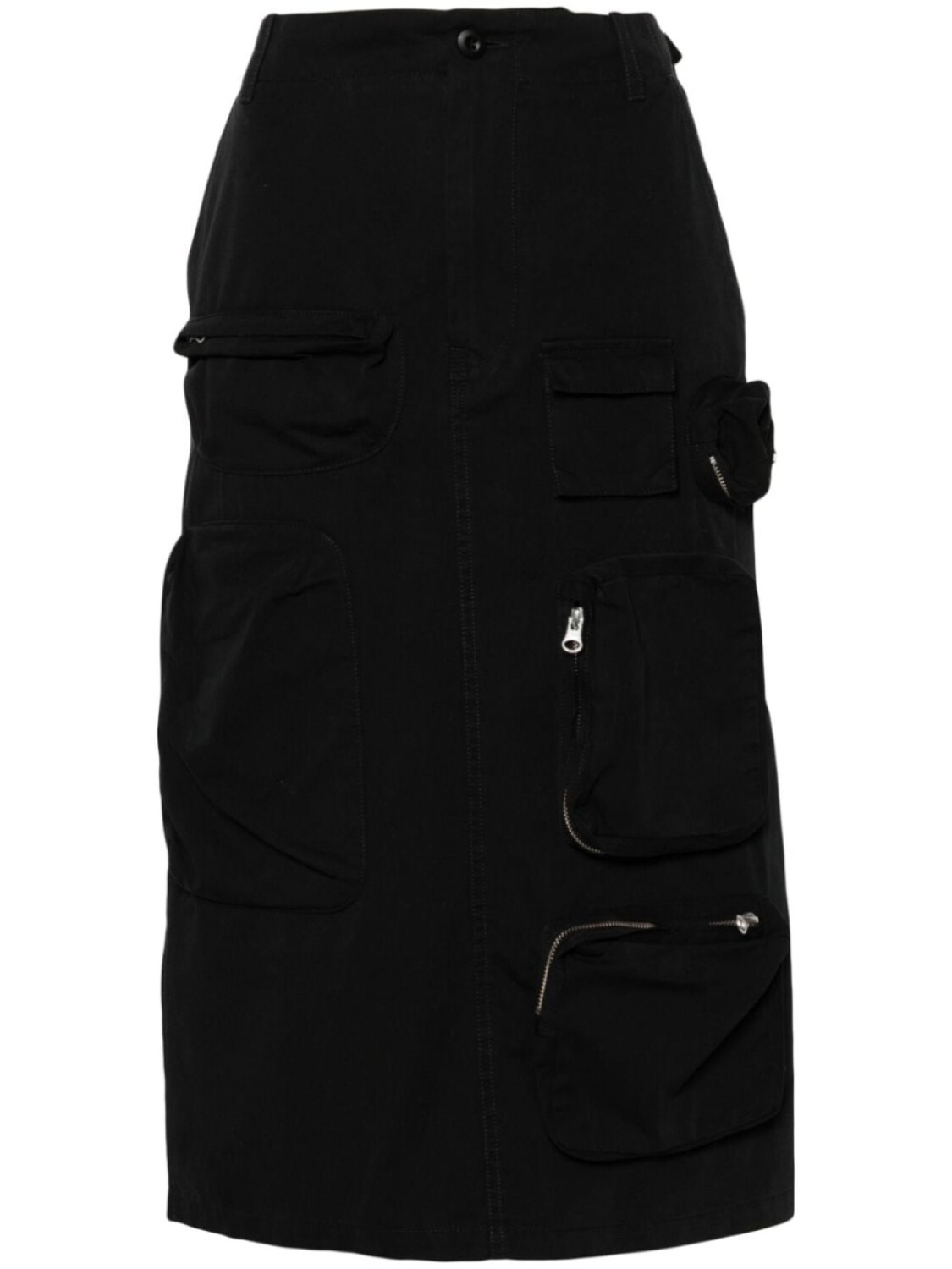 

MM6 Maison Margiela юбка карго с логотипом, черный