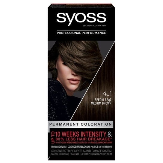

Краска для волос 4-1 Medium Brown Syoss, Color