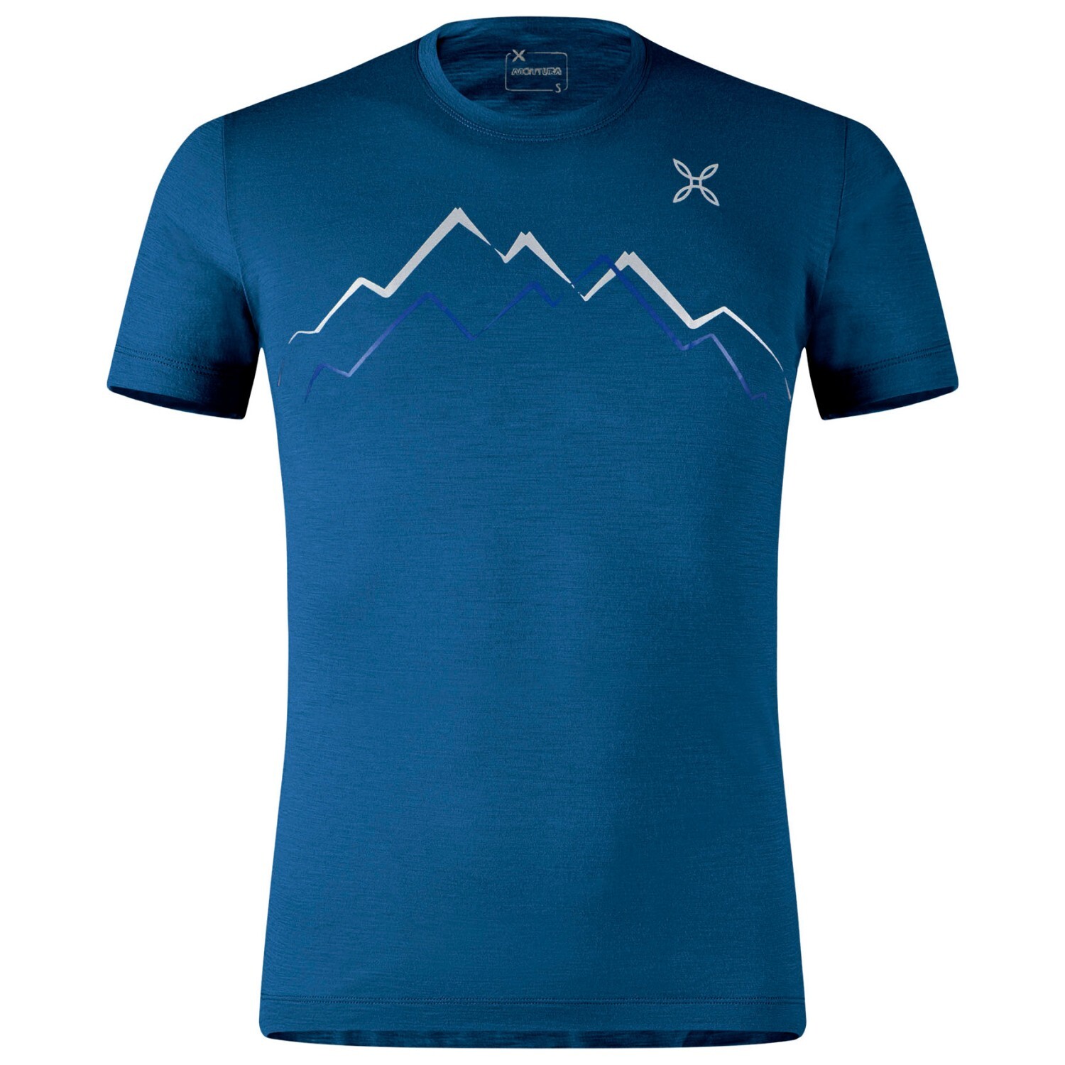

Рубашка из мериноса Montura Merino Skyline T Shirt, цвет Deep Blue