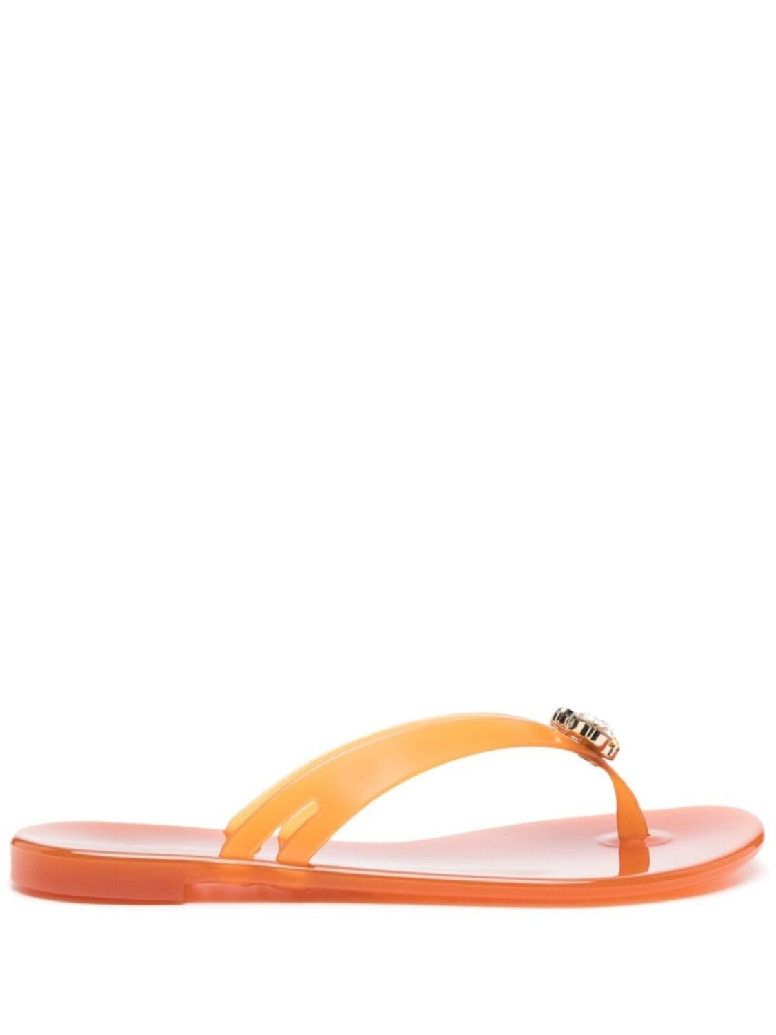 

Casadei шлепанцы Jelly с кристаллами, оранжевый