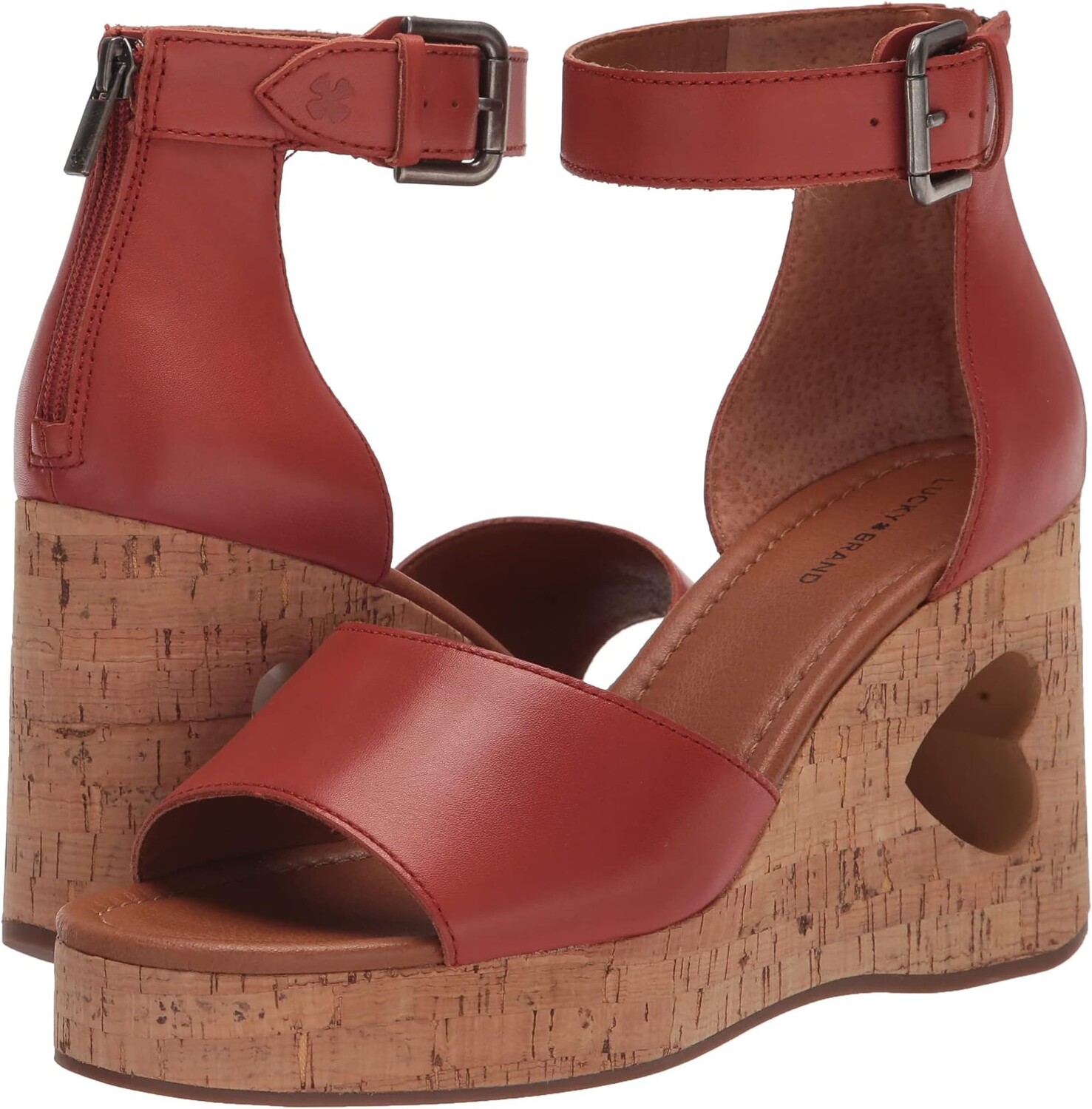 

Босоножки Himmy Lucky Brand, цвет Eco Red