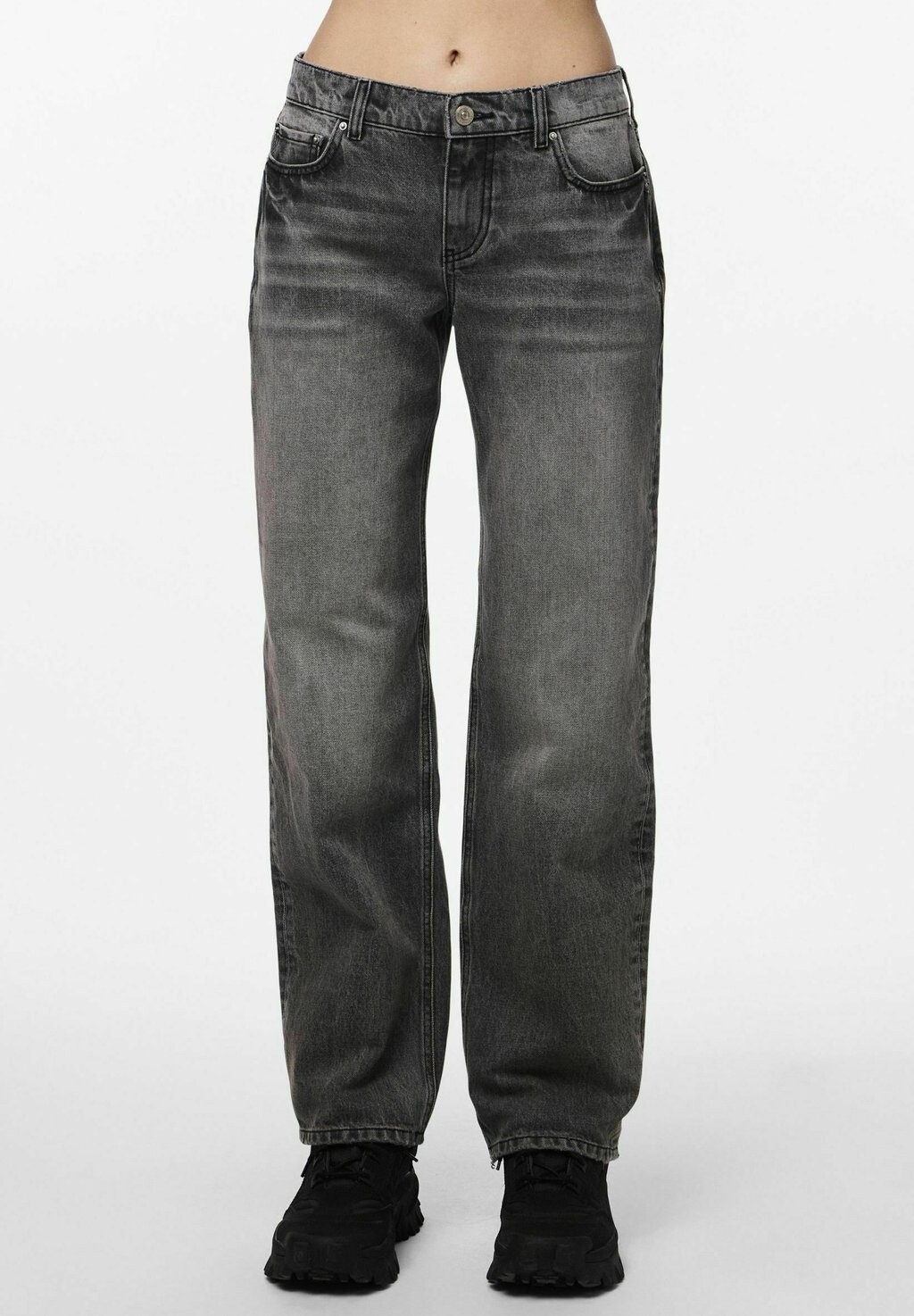 

Джинсы Straight Leg MIT WEITEM BEIN LOLLY LW Pieces, цвет grey denim