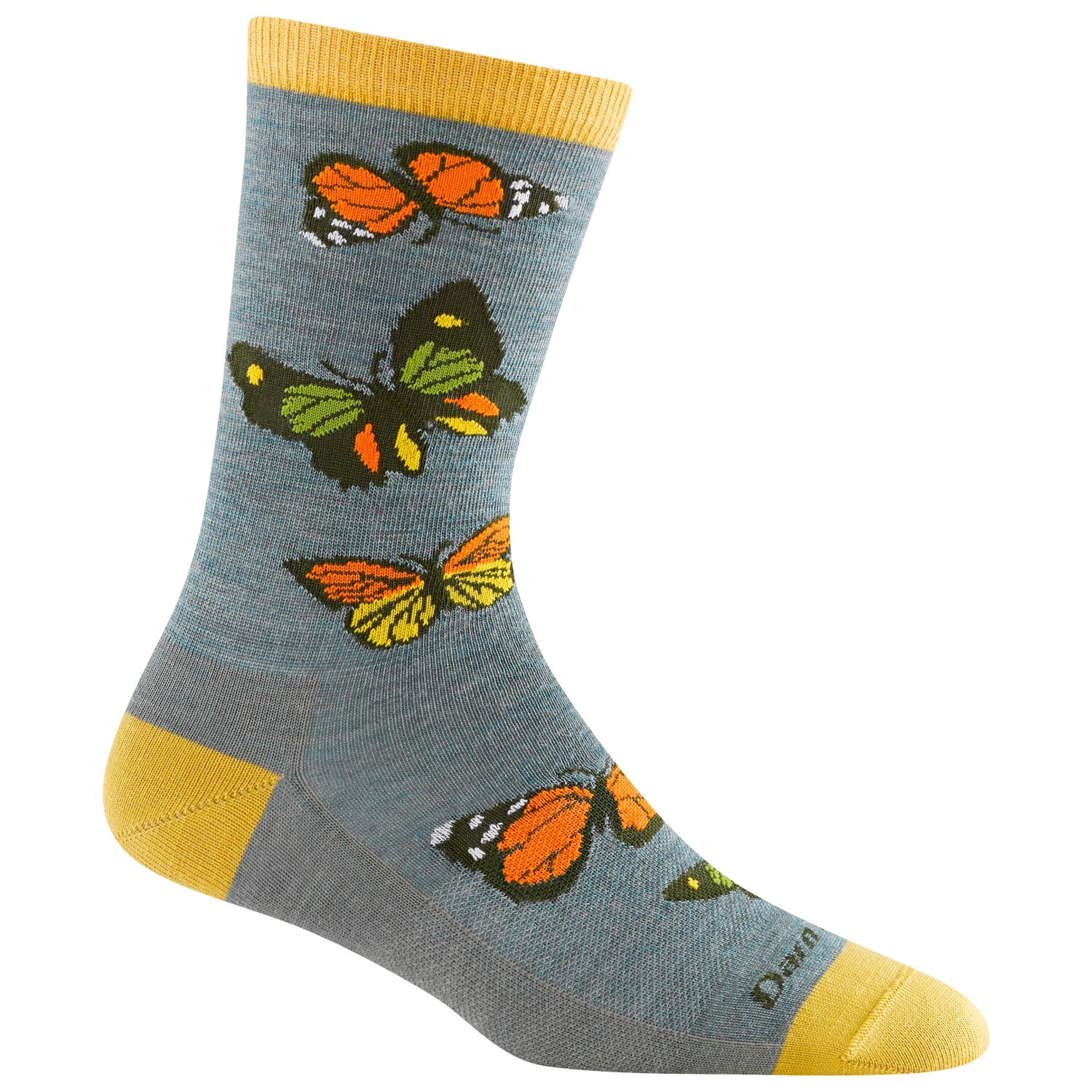 

Носки из мериноса Darn Tough Flutter Crew Lightweight, цвет Seafoam