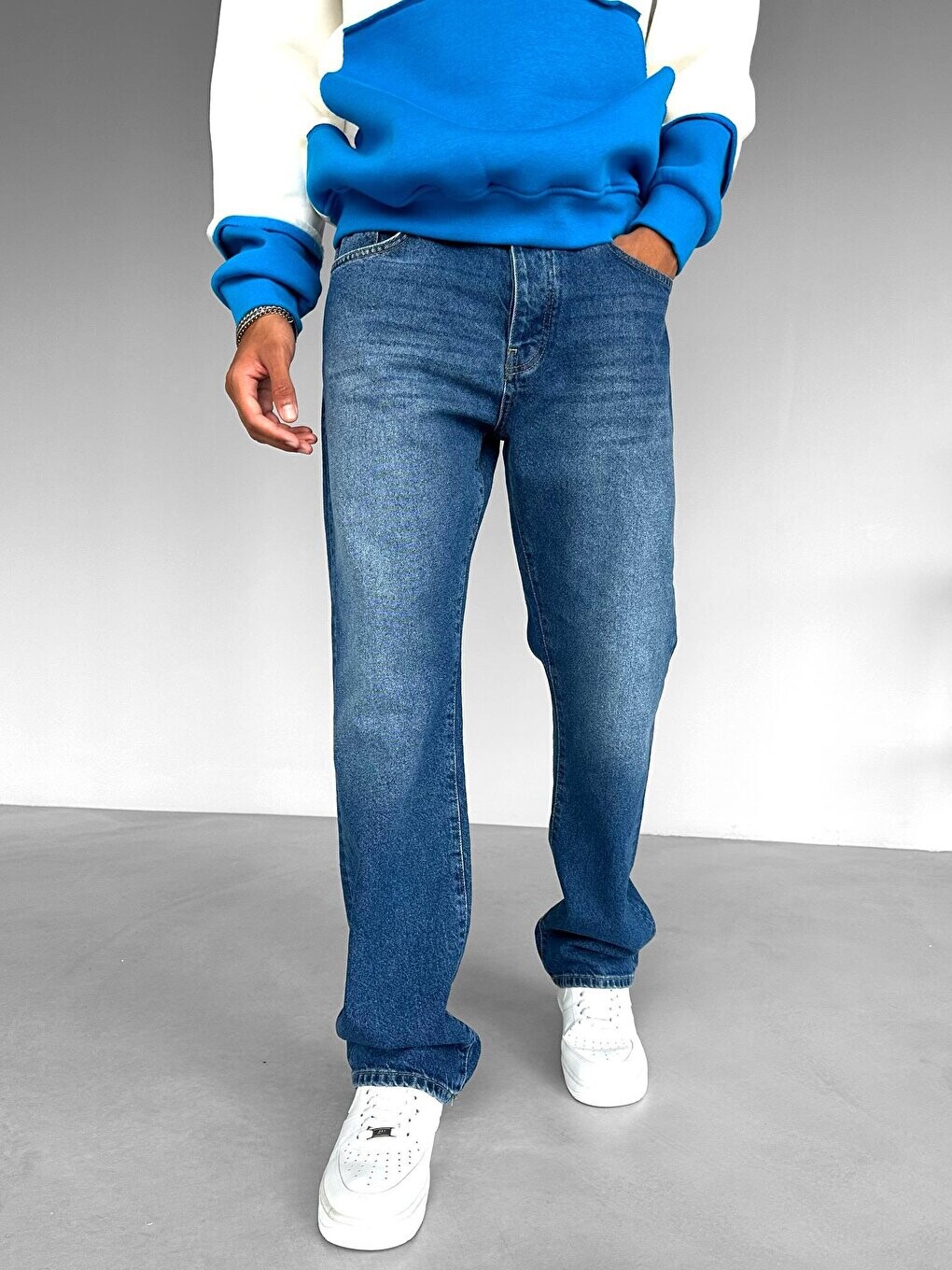 

Джинсы Baggy Fit синие ablukaonline, синий