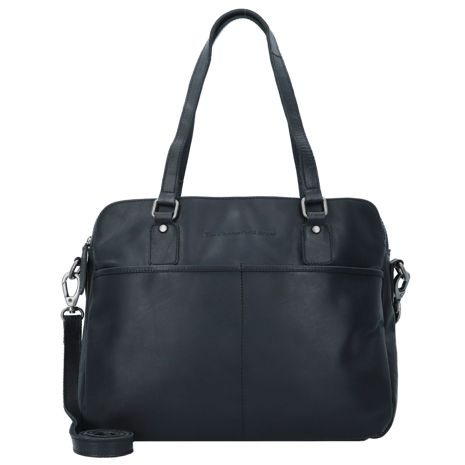 

Сумка через плечо The Chesterfield Brand Wax Pull Up Leder 34 cm, черный