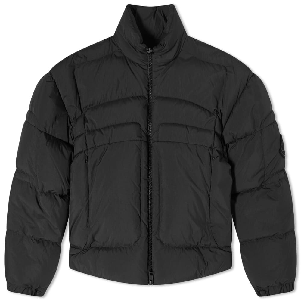

Moncler куртка из мятого нейлона, черный