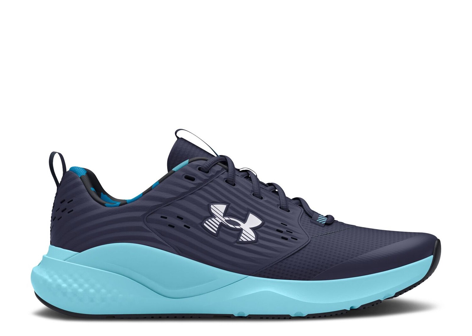 

Кроссовки Under Armour Charged Commit 4 Camo 'Midnight Navy', синий