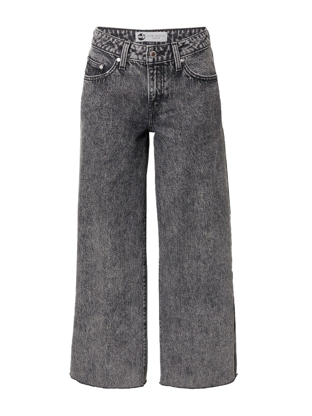 

Широкие джинсы LEVIS SILVERTAB LOW BAGGY CROP BLACKS, серый