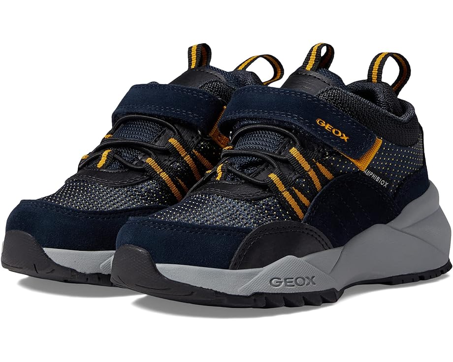 

Кроссовки Geox Heevok Babx1, цвет Navy/Yellow