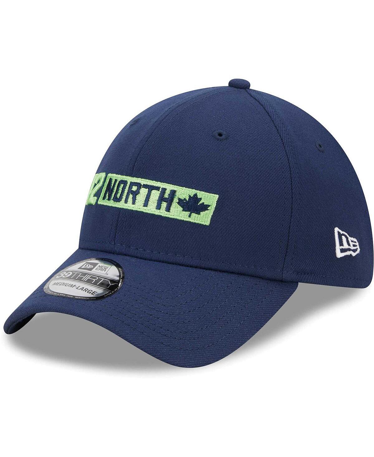 

Мужская темно-синяя кепка College Seattle Seahawks 12 North Collection 39THIRTY Flex Hat New Era