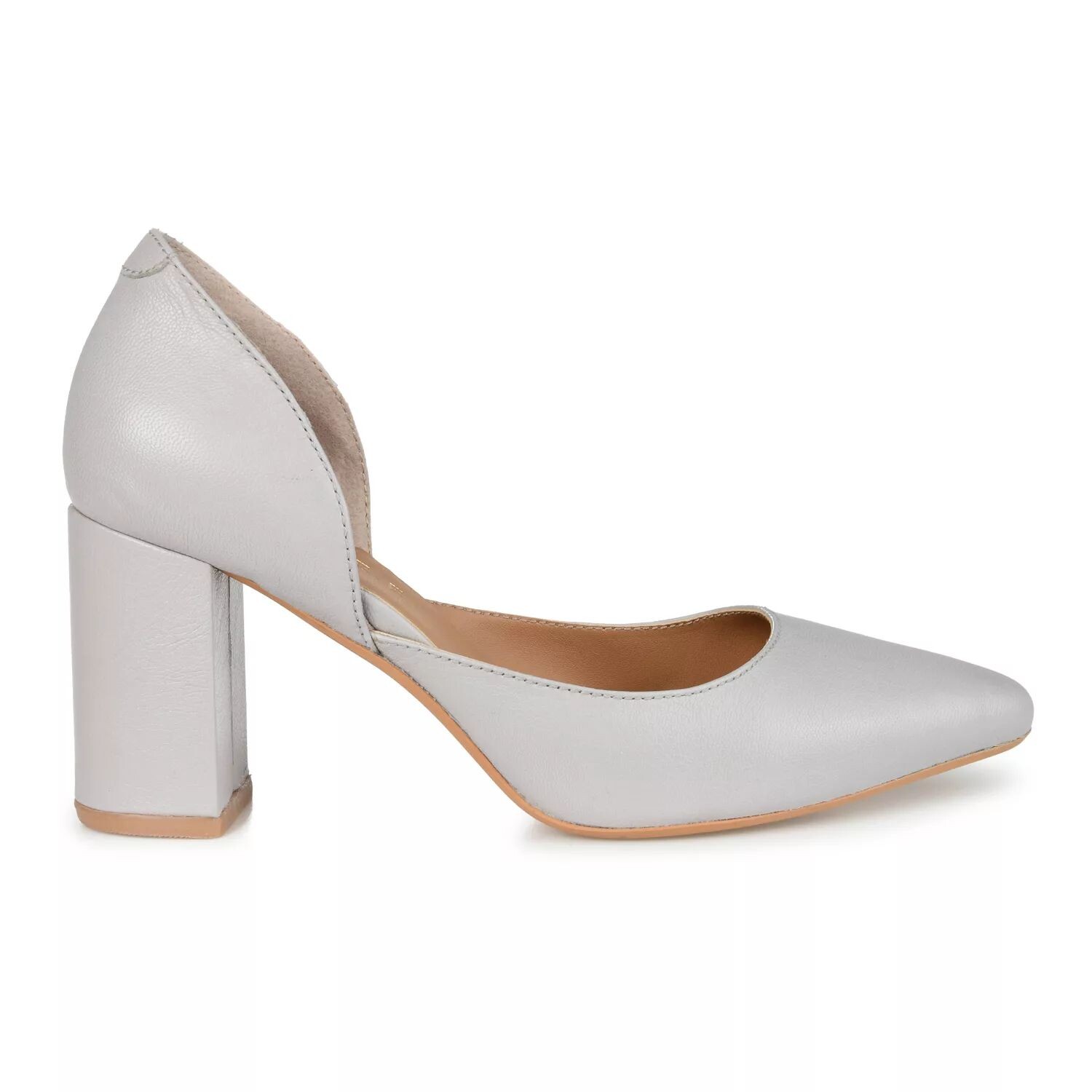 

Женские кожаные туфли на каблуке Journee Signature Jillian Journee Signature, черный