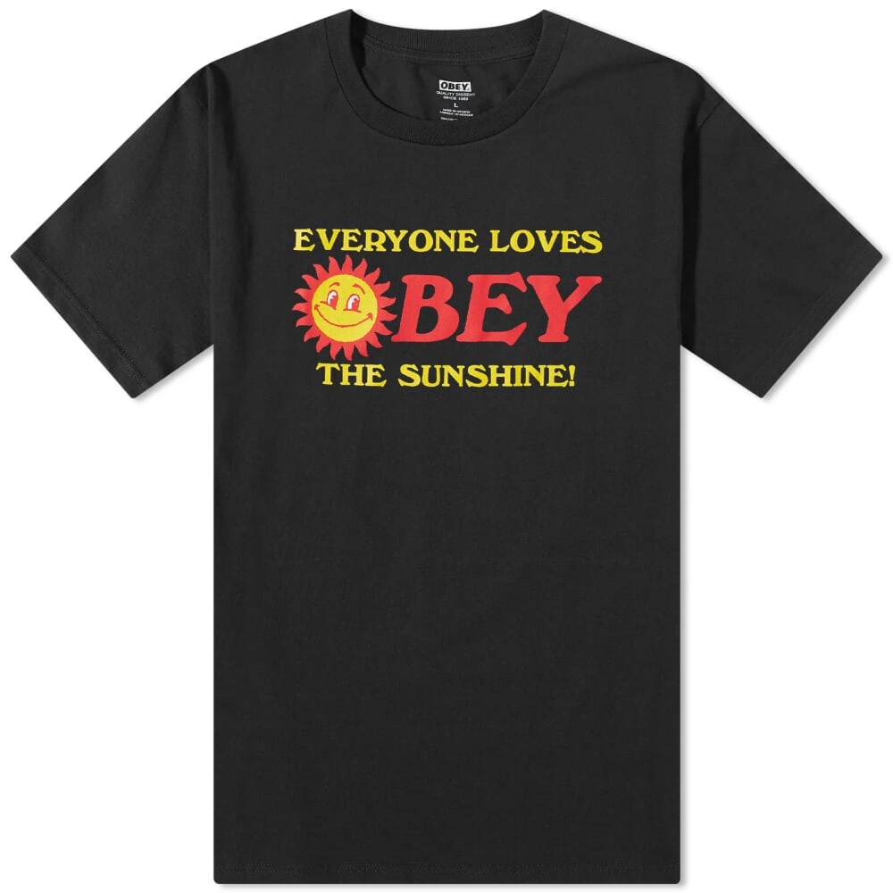 

Футболка Obey «Все любят солнце», черный