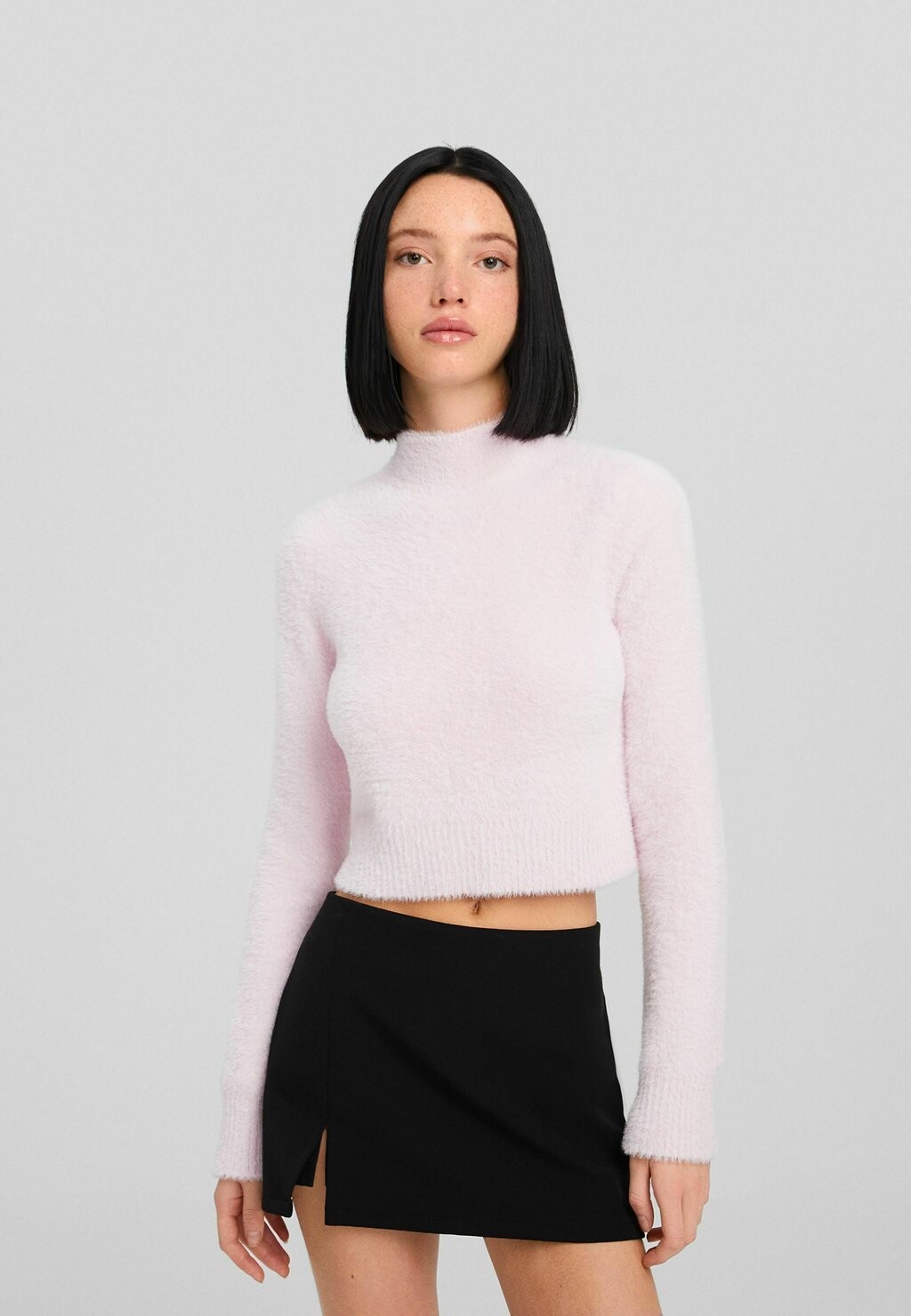 

Свитер Bershka, светло-розовый
