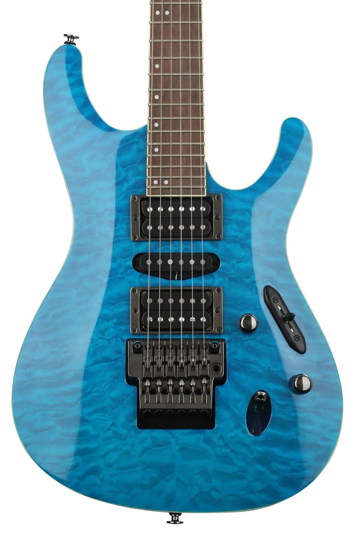 

Ibanez Prestige S6570Q — натуральный синий