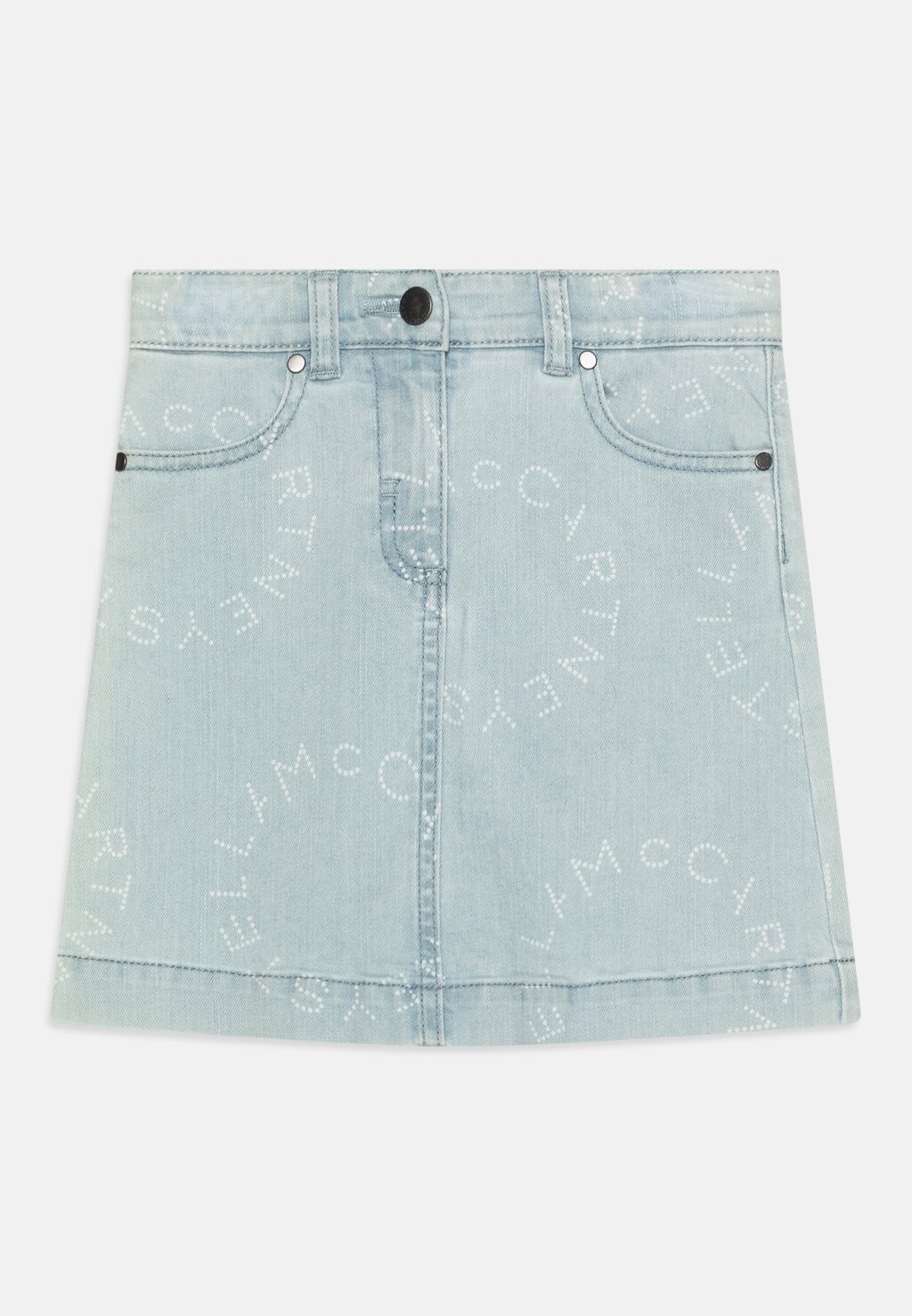 

Джинсовая юбка SKIRT GIRL LOGO Stella McCartney Kids, цвет light-blue denim