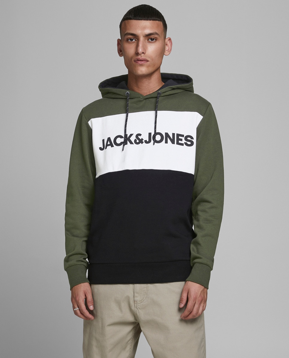 

Разноцветная мужская толстовка с капюшоном Jack & Jones, разноцветные