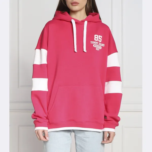 

Толстовка оверсайз Tjw ovr Collegiate Tommy Hilfiger, розовый