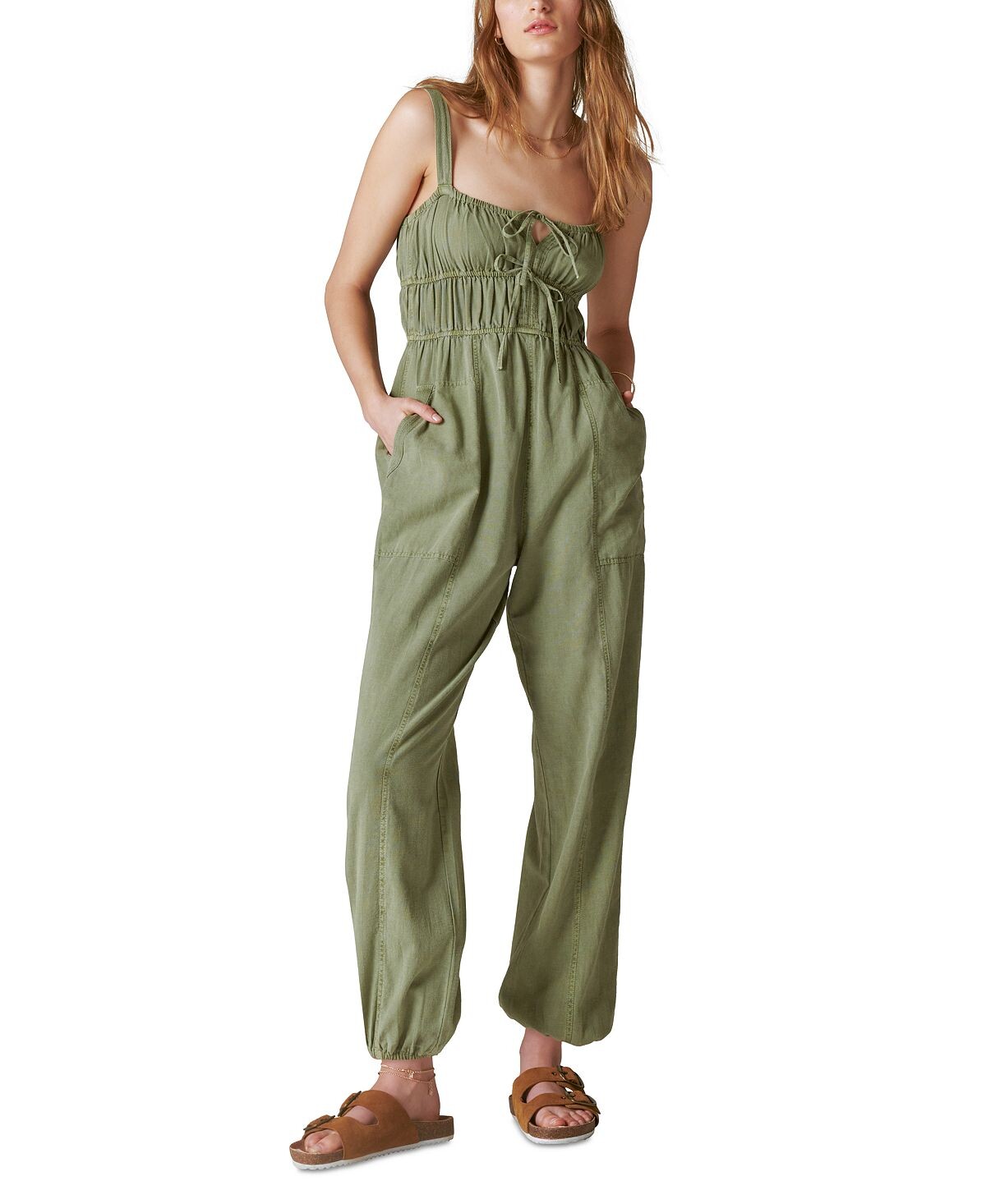 

Женский практичный комбинезон с завязками спереди Lucky Brand
