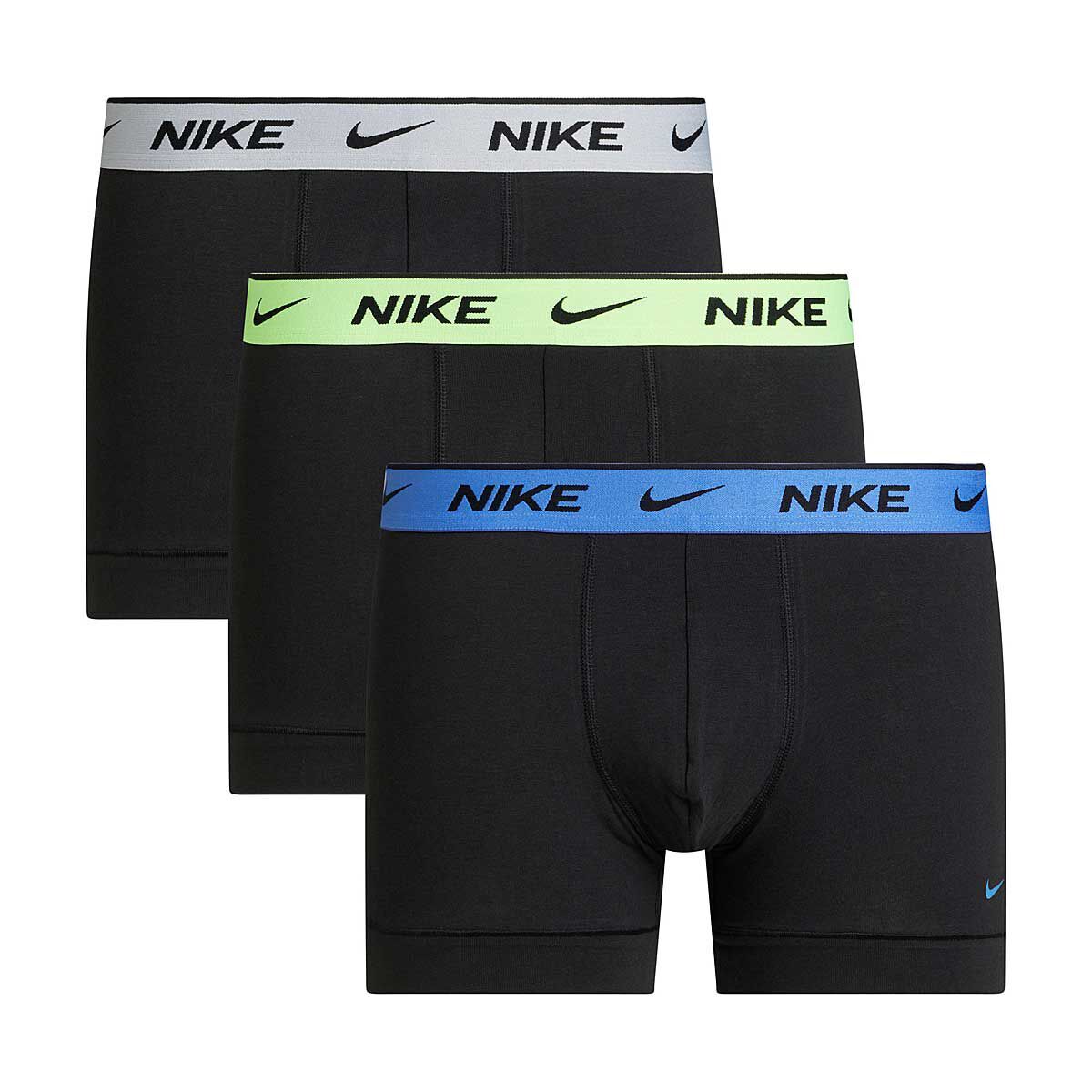 

Боксеры Trunk 3PK Nike, цвет Schwarz/Weiß/Grün/Blau