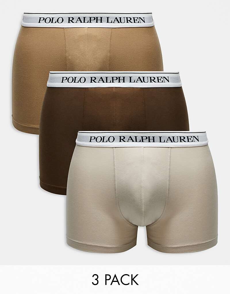 

Комплект из трех трусов Polo Ralph Lauren разных цветов с поясом с логотипом