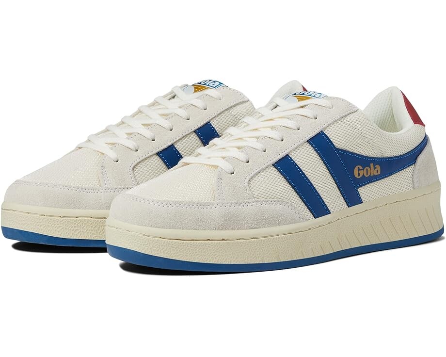 

Кроссовки Gola Superslam Mesh, цвет Off-White/Marine Blue/Deep Red