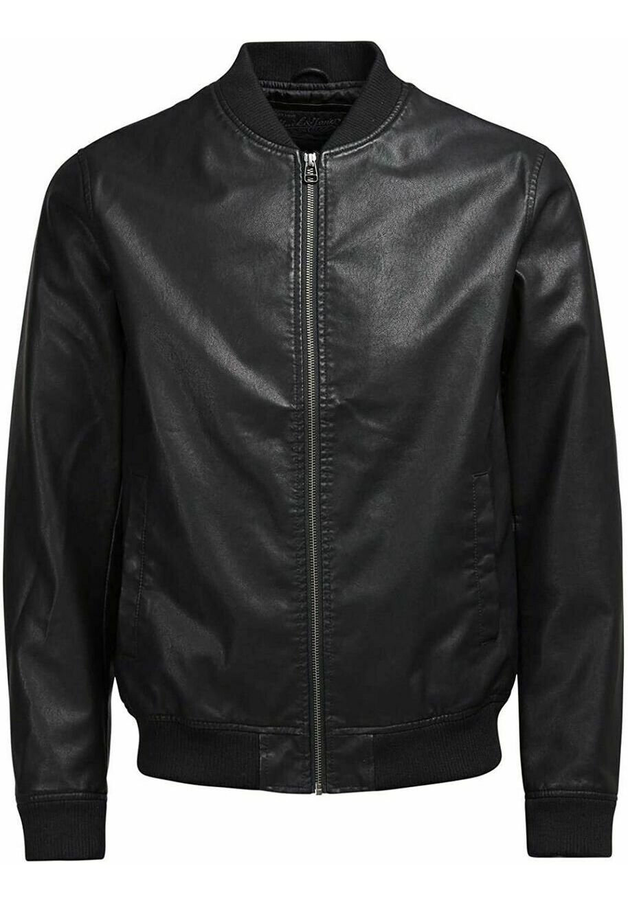 

Куртка из искусственной кожи Jack & Jones, черная, Черный